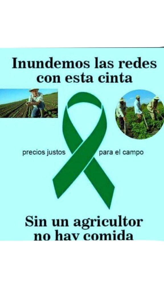 MariaesPueblo's tweet photo. SIN AGRICULTORES NO HAY COMIDA
PRECIOS JUSTOS PARA EL CAMPO https://t.co/F37hwDr9iJ