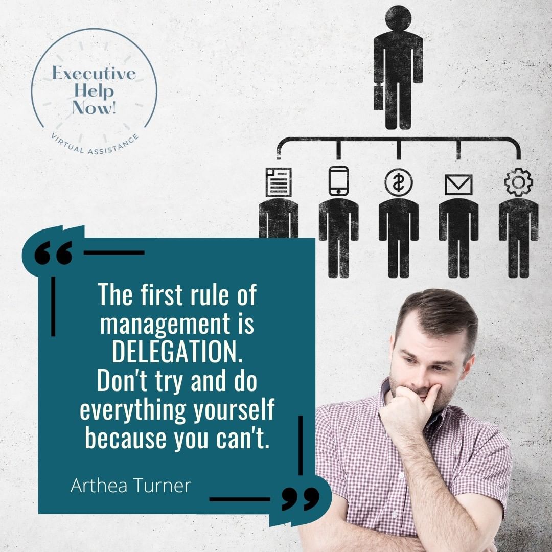executivehelpnw's tweet photo. It's a good idea to delegate some of your responsibilities. Management isn't about doing it all, but delegating as much as possible will make you more efficient in your job and help you get more done in less time! #executivehelpnow #delegation https://t.co/qJYJmRs9ZS