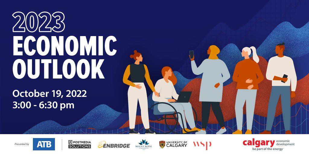 calgaryeconomic's tweet photo. Is Calgary well-positioned for the transitioning economy? Join us at 2023 #EconomicOutlook on October 19, presented by @atbfinancial and hear from top economists and business leaders. 

Register now ➤ https://t.co/A83PBCSnjI #NewEconomy

#EconomicOutlook #NewEconomy #FutureProof https://t.co/CC9Oj3ReuX