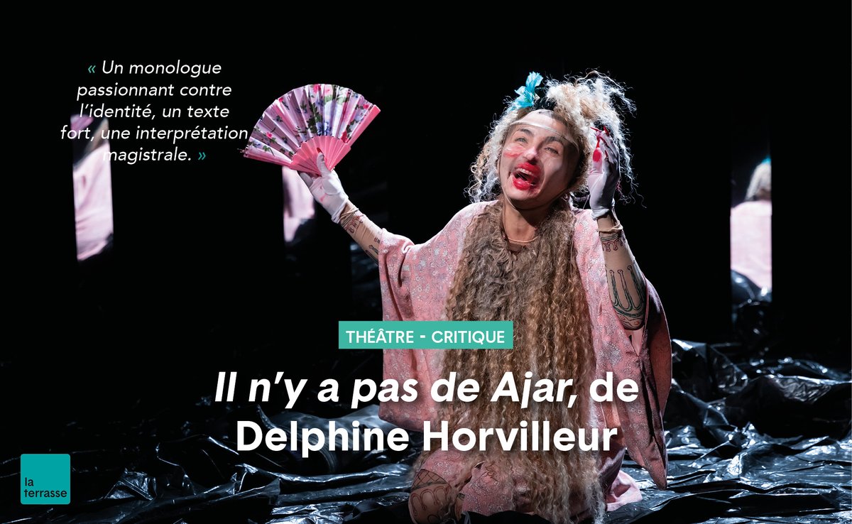 🎭 IL N’Y A PAS DE AJAR, DE DELPHINE HORVILLEUR, DANS LA MISE EN SCÈNE DE JOHANNA NIZARD

👉 À lire en ligne : journal-laterrasse.fr/avec-il-ny-a-p…  

🗓️ Du 19 au 29 septembre à <a href="/LPSauvages/">Les Plateaux Sauvages</a> 

📷 Pauline Le Goff

<a href="/rabbidelphineH/">Delphine Horvilleur</a> #plateauxsauvages #critiquetheatre #theatre #sortiraparis