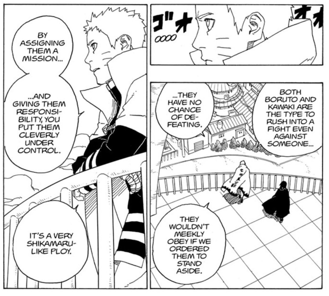 He knows his sons so well and Shikamaru taking advantage of that HAHAH 