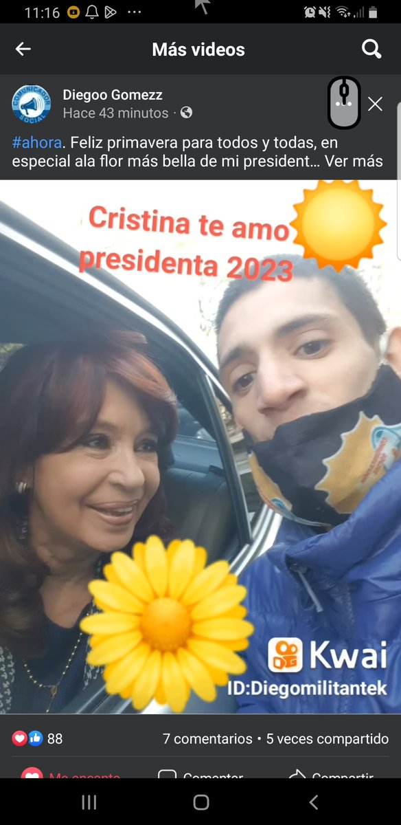 COMUNICACIONsu's tweet photo. #ahora. Feliz primavera para todos y todas, en especial ala flor más bella de mi presidenta 2023☀️☀️🌹🌹⚘⚘ @CFKArgentina  @drsant50  @PeronismoUnido1  @AlePeronista  @frentetodos2020  @FrenteDeTodos  @AlondraGuia2  @casper_sl  @todos_info https://t.co/pr2coG0rkQ