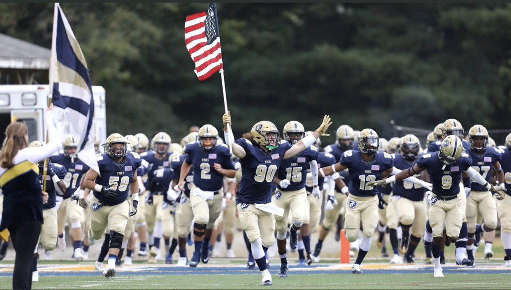 Rooneyosei9's tweet photo. After a great conversation with @CoachJones55 I am proud to say i’ve received my first offer from Thiel College #AGTG @BlitzCreedFb @westpotomacfb1 https://t.co/T8FVF7tf0K