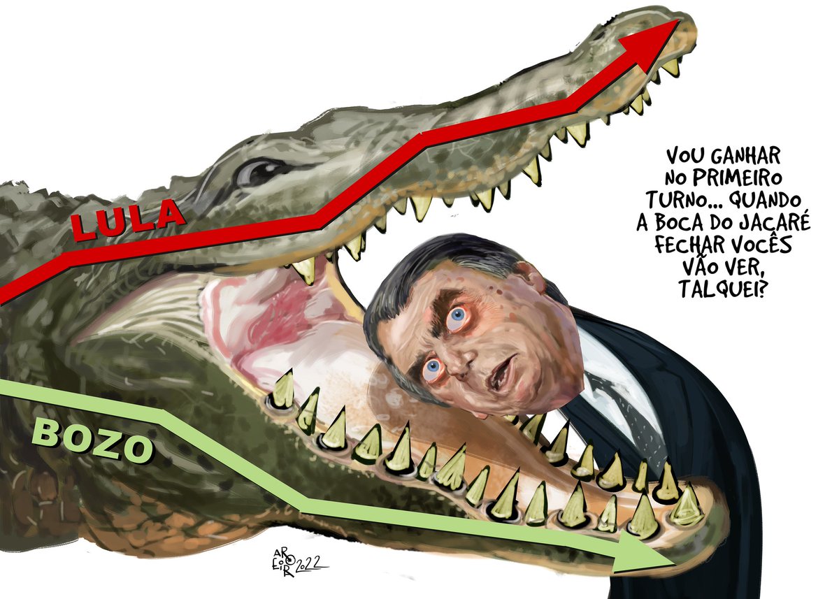 HumorPoliticobr's tweet photo. #bocadojacaré #bocafechada #bolsonaro #Bozo #Eleições #eleições2022 #jacaré #lula #primeiroturno

https://t.co/yZss13D58n https://t.co/LlWHpw2Fb0