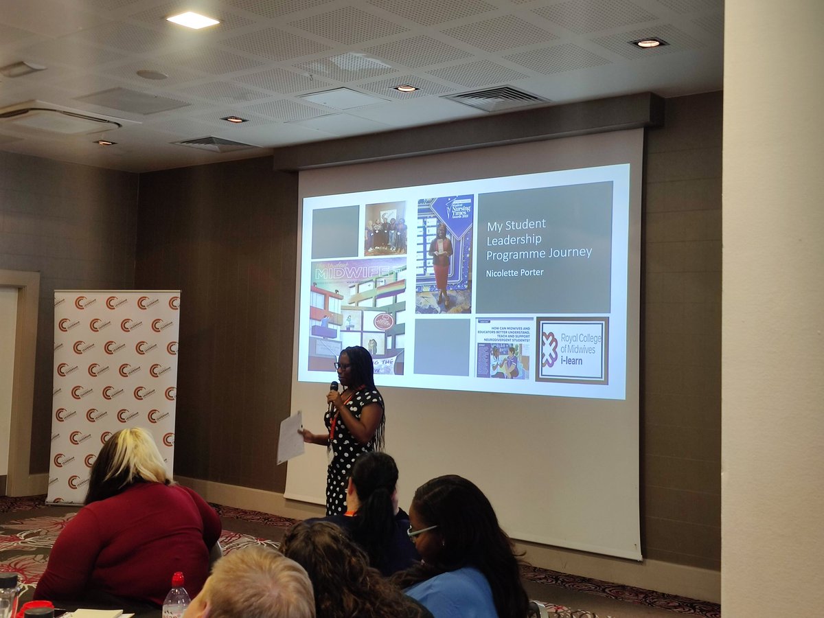 150Leaders's tweet photo. Amazing talk from #150Leaders alumni @Nicolette_stmw. Thank you Nicolette for taking us through your leadership journey and congratulations on becoming a newly qualified #midwife!
#150Leaders #SLPConference https://t.co/WK1IYEfwXC