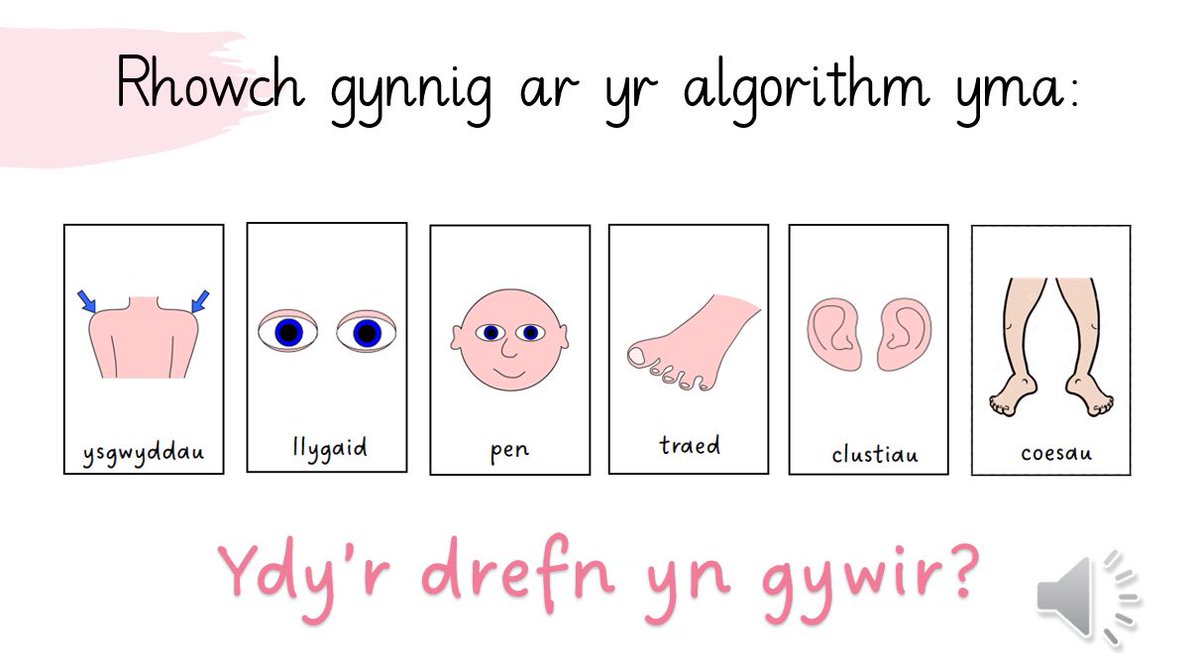YsgolRhosHelyg's tweet photo. Blaguro yn dysgu codio wythnos yma drwy symud i Pen, Ysgwyddau, Coesau, Traed! #WythnosCodioCenedlaethol 

Blaguro have been learning to code this week by moving to Head, Shoulders, Knees and Toes! #NationalCodingWeek @KayVobeMorris @ErylJones12 https://t.co/vdSReAHSMn