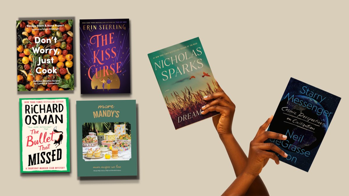 IndigoEatonCtr's tweet photo. Cookbooks, and romance, and mysteries, oh my! An exciting mix hit the shelves, from the latest @MandysSalads cookbook, to @LadyHawkins’ #ExHex follow up, to the next in @richardosman's Thursday Murder Club series. https://t.co/27ayH9suZk #booktwitter #newreleases #tbr #reading https://t.co/rNzwzBVELQ