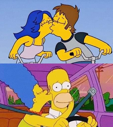 1MillonMikee's tweet photo. Que sejamos como Homer e Marge.. 
Um amor pra vida toda... ❤ https://t.co/T4cmM2RanC
