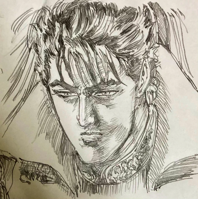 模写
次は全身描かねば 