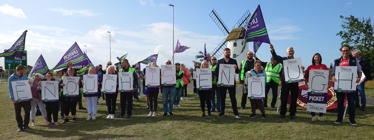 A reminder that we start 13 days of strike action across Lancashire on the 27th Sept. Picket lines will be from 7am-10am at The Harbour Blackpool & Royal Blackburn (rear entrance) although ours is not a National dispute we would really appreciate some local support @StrikeMapUK