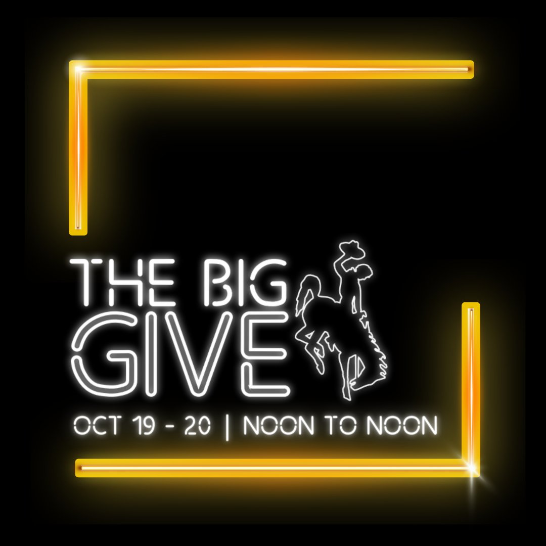 UWyoCoED's tweet photo. Mark your calendars! UW Giving Day will take place over Homecoming week– starting at noon on October 19 and ending at noon on October 20. You can impact the lives of #UWyo College of Education students by making a gift on this day. 

#UWGivingDay #TheBigGive #SupportWyo #UWyoCoEd https://t.co/HHF973y6FE