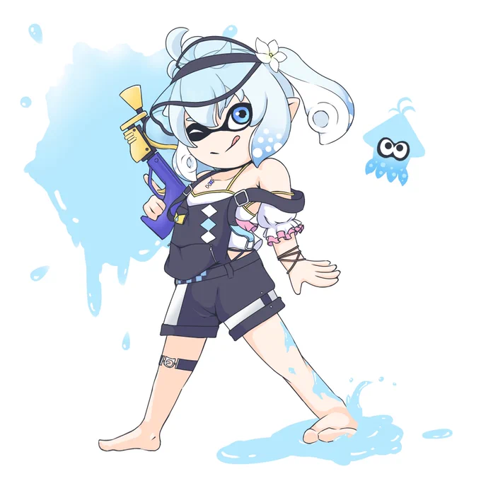 シロちゃんのスプラ楽しみ#SiroArt 