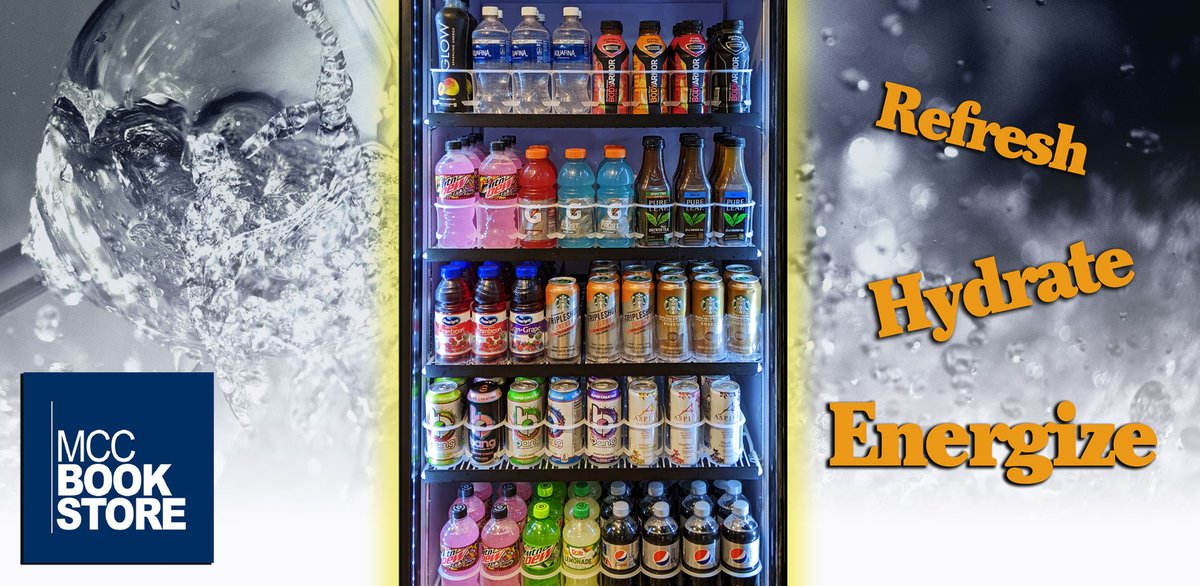 MCCBookstore27's tweet photo. Thirsty? Stop in. https://t.co/GY0dvH6L38