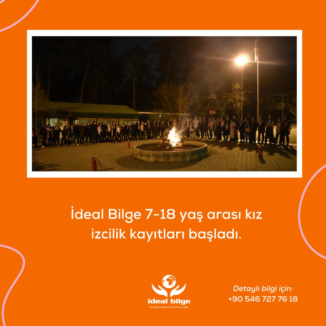 İdeal Bilge 7-18 yaş arası kız izcilik kayıtları başladı. 🏕  

#idealbilge