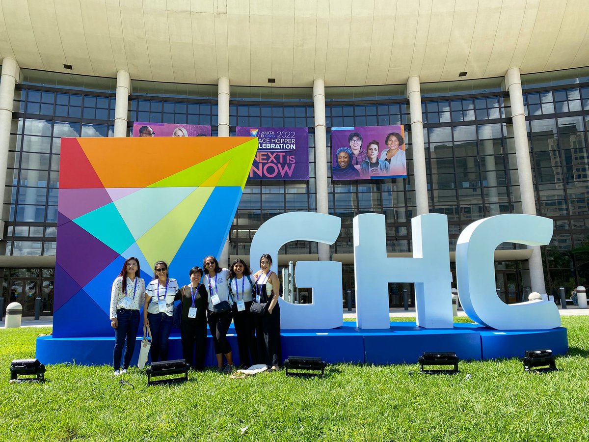 #NextIsNow <a href="/ghc/">Grace Hopper (GHC)</a> vibes for the rest of the week ✨

Love meeting and creating community 🌸

#ghc22 #ghc2022