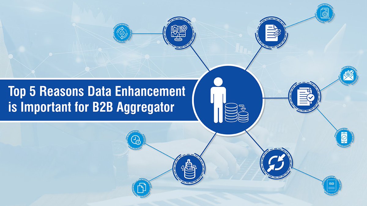habiledata's tweet image. Customers changing contact numbers frequently is not the only reason why B2B data needs enrichment. Here are top 5 reasons that make data enrichment critical for B2B data aggregators. bit.ly/31pVfK0

#b2b #dataenhancement #dataaggregator #b2bbusiness #data
