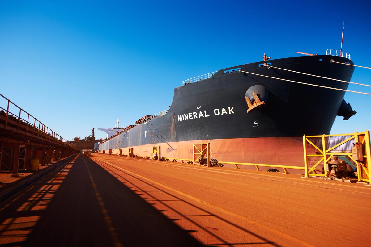 im_mining's tweet photo. BHP says it expects to halve emissions from the generation of electricity used to power its WA Iron Ore port facilities in Port Hedland, following the signing of a renewable PPA with Alinta Energy | @bhp #AlintaEnergy #minepower #minedecarbonisation https://t.co/kEeEXcFgfv