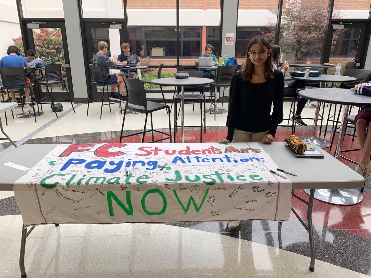 Love when ⁦<a href="/FCMusicDept/">FC Music Department</a>⁩ kids are leaders in other efforts at our school!