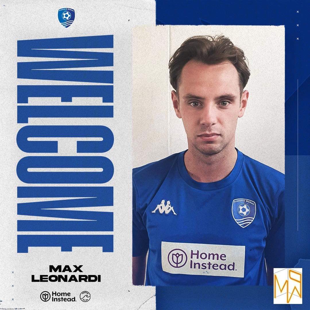 FrintonWaltonFC's tweet photo. 🔵NEW SIGNINGS🔵

Former Holland defender Max Leonardi and former AFC Sudbury winger Miles Sargent have joined the club

Both lads with bags of talent and potential - looking forward to having them with us🔵 https://t.co/dXbQTaoYVE