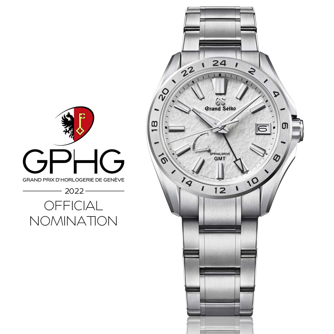 Spring Drive GMT #SBGE285 has been nominated for the 2022 @fondationgphg awards in the 'Petite Aiguille' category, which honors outstanding watches priced under CHF 10,000. Learn more about this exemplary watch here: bit.ly/3LbAi81
