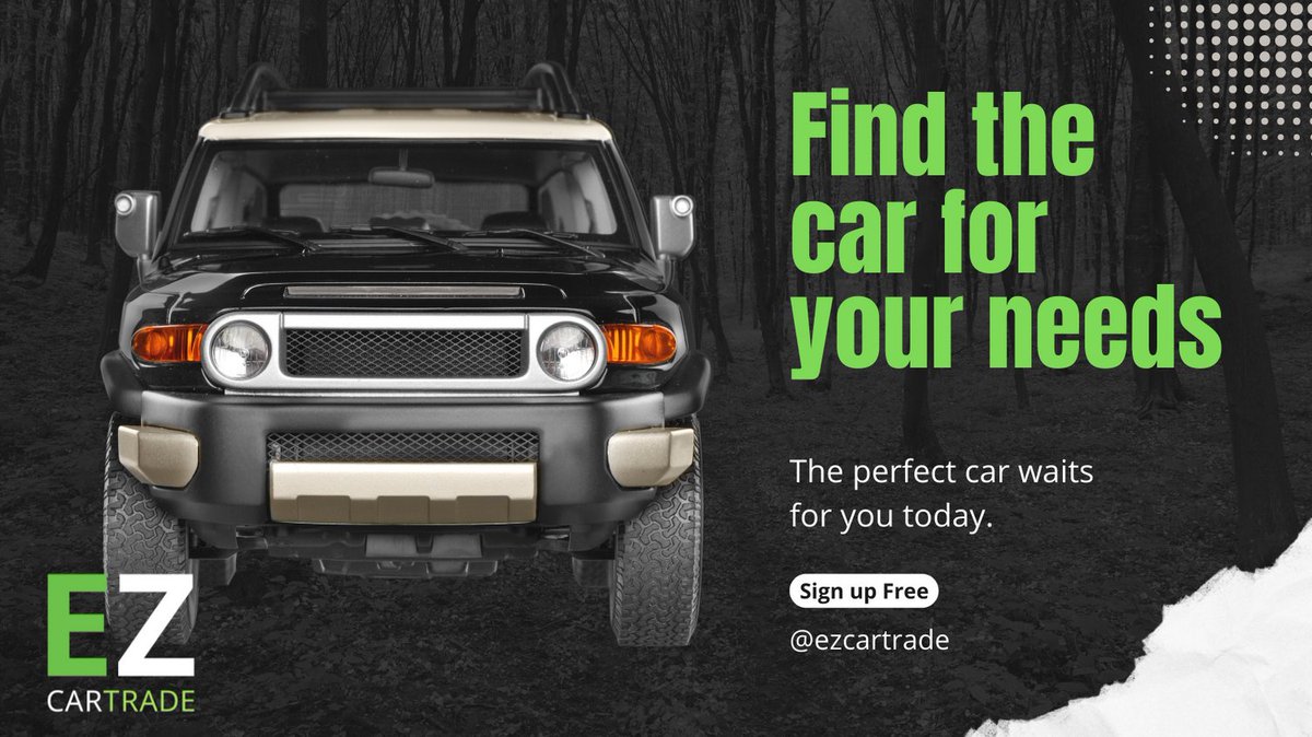 EZCARTRADE's tweet photo. Find the car for your needs..
@ezcartrade
https://t.co/Sb0lElzFoe
https://t.co/FYm3vUuQne
#ezcartrade #cartrade
#cartrading #carswapping
#fyp # viral #cars https://t.co/BZiTv8WzfX