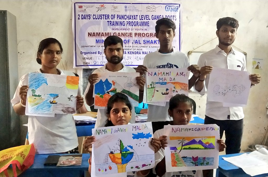 MaldaGange's tweet photo. #Group_Presentation in Ganga Doots Training Programme.
40 no #ganga_Doots_Training Programme.
@Nyksindia @YASMinistry @MoJSDoWRRDGR @cleanganganmcg @Anurag_Office @nwmgoi @arunednyks @ForestDeptWB @nirmalbangla @GangeWest @NyksWest @nyksgange @icarindia @PIB_India @JanaSatyaki https://t.co/0qvGECrnO0