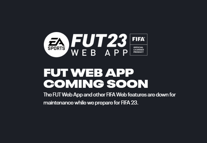 Is The FIFA 23 Web App Down?