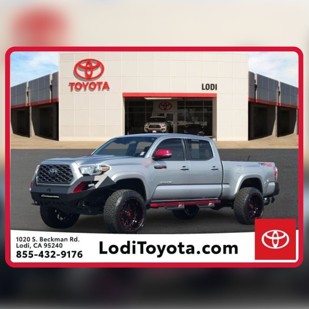 LodiToyota's tweet photo. You won't want to miss out on this newly traded-in custom 2020 Toyota Tacoma. 
Check it out here: https://t.co/evOzvd9dgH
#Toyota #ToyotaTacoma #Custom #Truck #Lodi #California #UsedTruck https://t.co/tCyRc82pwv