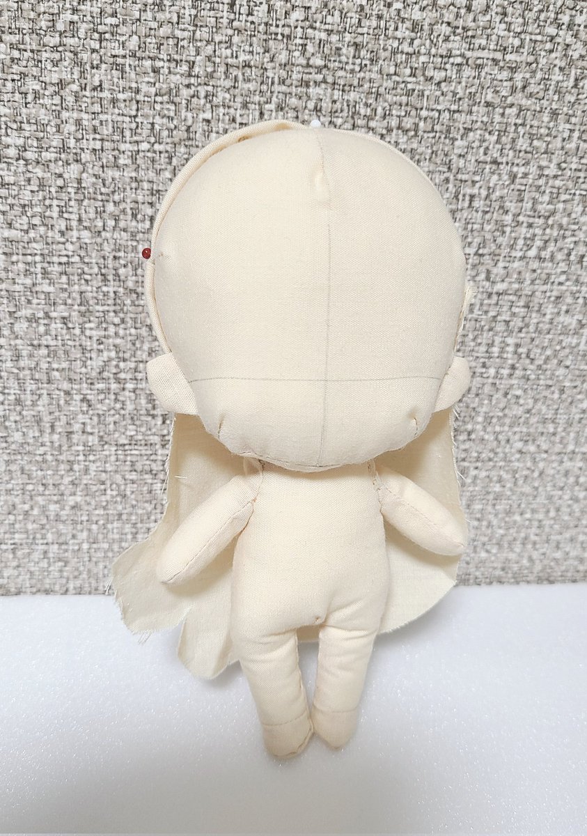 最終的に④と⑤が長髪の型紙になります。(⑤はかなり適当です…) 適当な