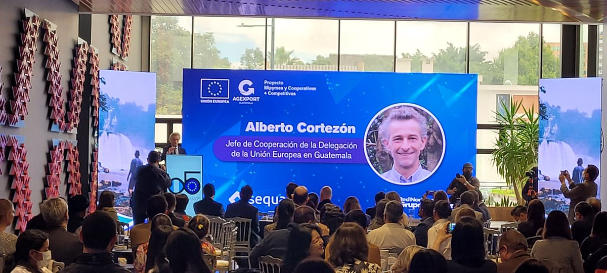 GRACIAS <a href="/UEGuatemala/">Unión Europea en Guatemala</a> por el apoyo al Desarrollo y Promoción de las exportaciones de #Guatemala hemos ejecutado juntos grandes proyectos con MCC+ #AGRITRADE #ConnectingBestMarketsGT #BestMarketsGT #PabellonesInternacionalesGT #Congresos con huella en pymes y mipymes guatemaltecas!
