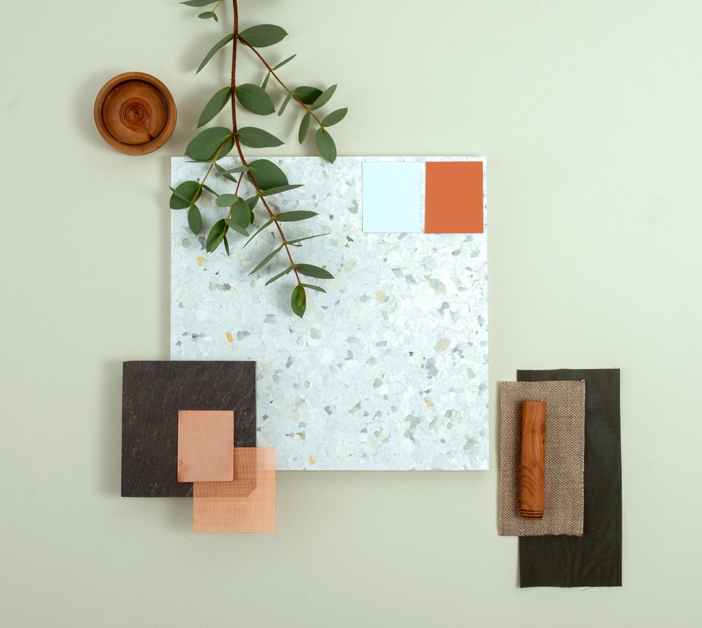 Introducing Heron.⁠
⁠
Our new material is taking flight- With layered feathery soft grey tones, a smattering of yellow hues, warm ochre flecks, black and blizzard white, it’s hard to imagine that Heron came from humble beginnings. ⁠
⁠
#newmaterial #smileplastics