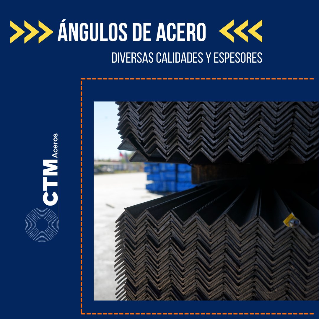 CtmAceros's tweet photo. Dentro de nuestra familia de perfiles abiertos tenemos los Ángulos de acero 😎, estos serán excelentes aliados para tus proyectos industriales tenemos diversos espesores, consulta por medidas especiales con nuestros tele-vendedores en  🔗https://t.co/fJc9zW04QX🔗 🙌 https://t.co/6nH5s15nC6