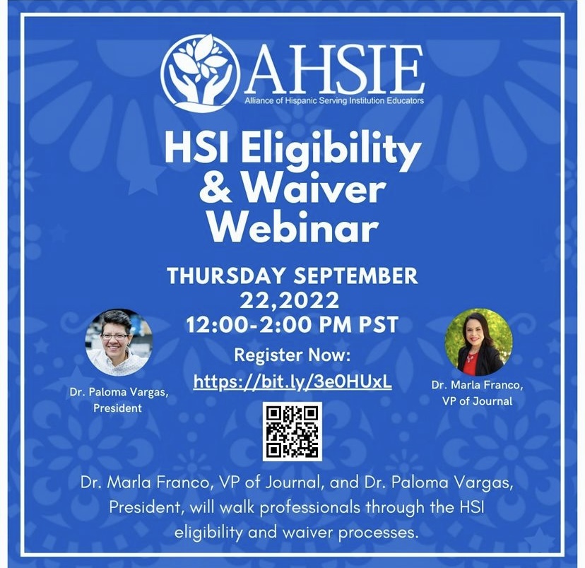 ahsieducators's tweet image. Join us tomorrow for our final HSI week program (yes, we continued the celebration)! Learn what the processes entail and review successful examples. Spots are still available!
ow.ly/ro2X50KPrv6 #ahsieeducators #ahsie #hsi