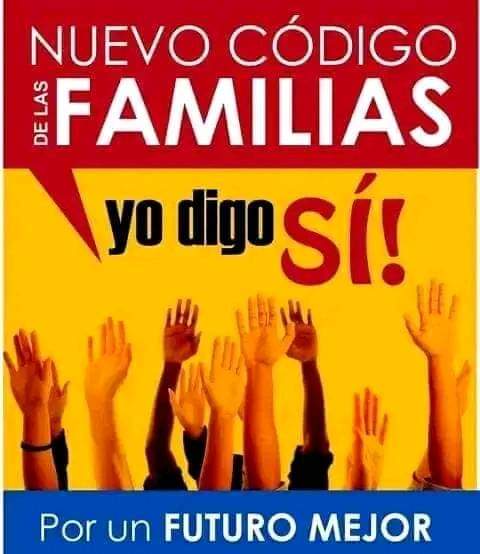 Este 25 de septiembre será una fiesta  diremos #YoVotoSi  por el #CodigoDeLaFamilias , fiel exponente del mosaico cubano que es la familia cubana.<a href="/abelpalmero1/">Joan Abel Palmero Pérez</a> ,<a href="/ArelisMarreroG/">Arelis Marrero</a> ,<a href="/AbelPrieto11/">Abel Prieto</a> ,<a href="/AdrinRojasRodr1/">Adrián Rojas Rodríguez</a> ,<a href="/ahoracu/">ahora.cu</a> ,<a href="/GladysBejerano/">Gladys María Bejerano Portela</a> ,<a href="/Marisol_PerezC/">Marisol Pérez Campaña</a> ,<a href="/MarioSigas/">Miguel Mario Sigas Cotorruelo</a>