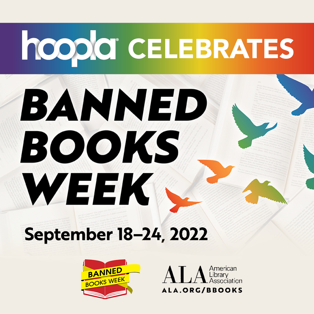 TheGPPL's tweet photo. Learn more about #BannedBooksWeek. This collection from hoopla 📚 gives you an idea of challenged books over the years. Do yourself a favor, pick one or two to read.  As we celebrate our right to read, remember "Books Unite Us. Censorship Divides Us." https://t.co/VAnerXyZx6 https://t.co/Z6QOaBBL3q