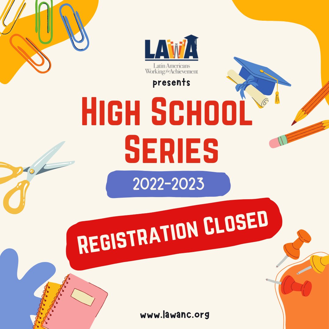 LAWANC's tweet photo. Registration for HSS has closed! We look forward to seeing everyone at all of our amazing events in collaboration with LAWA college sponsors. Thank you for all your support and we are glad to see this program grow every year!
-
_
_
#charlottenc #lawanc #HSS #careerreadiness https://t.co/PexZ5npD47