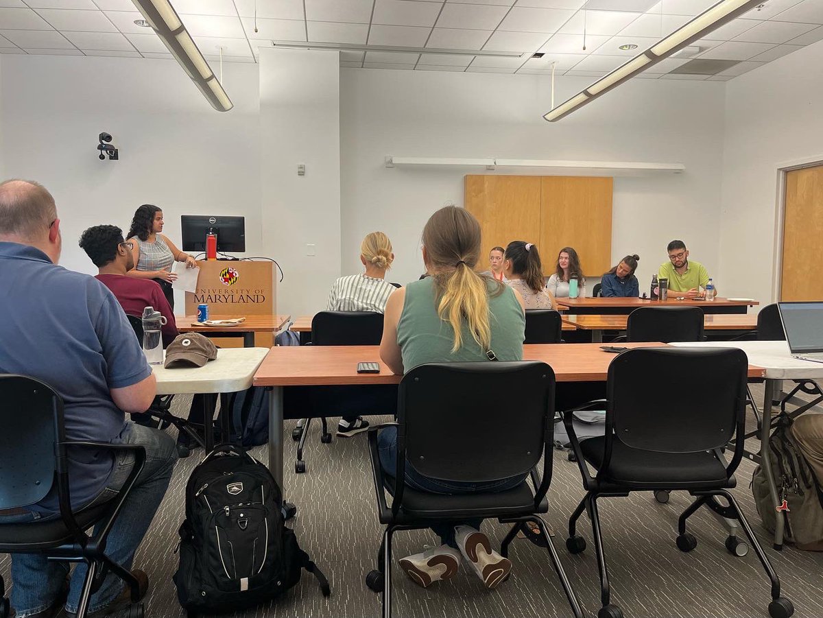 egssUMD's tweet photo. EVENT FOLLOW UP - Thanks to everyone who attended yesterday’s Multidisciplinary Graduate Student Panel. We hope this event helped answer some of your questions about graduate school! https://t.co/wLNGbRarKo