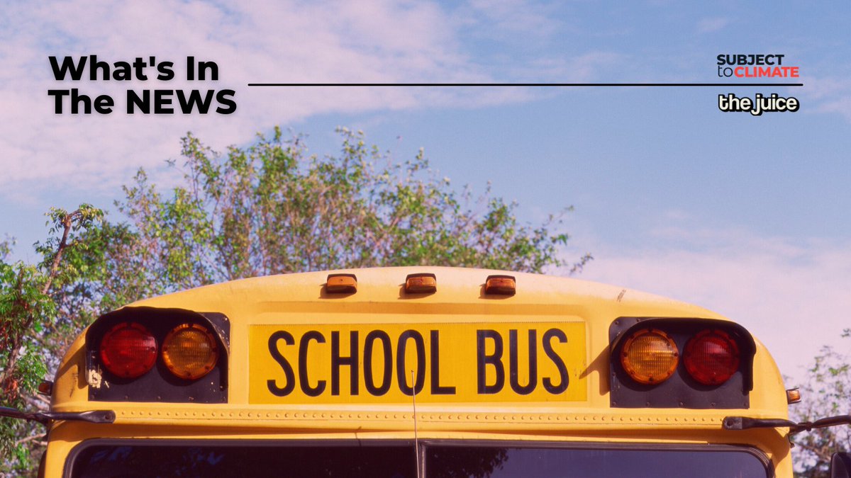 subjecttoclimat's tweet image. Is your school bus going electric this year?

Read more about the initiative on this article from our partner @Juice_Learning : bit.ly/3vDy5LW

#StCjuicenews #readinglevel #readingdifficulty #unbiasednews #climatenews