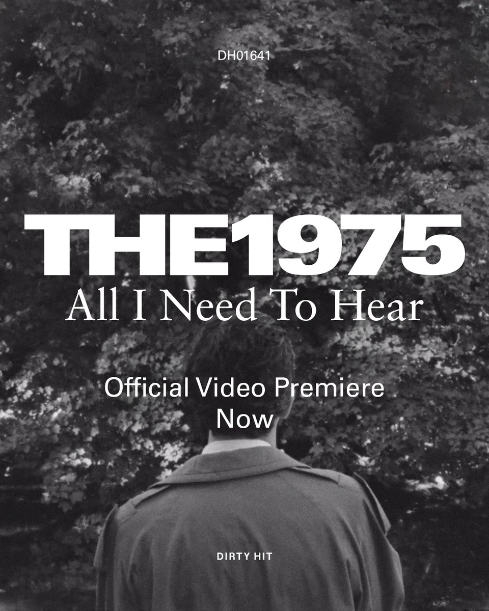 All I Need To Hear video premiere 
Now 
@youtubemusic 
the-1975.ffm.to/allinneedtohea… 
#The1975 #bfiafl #allineedtohear