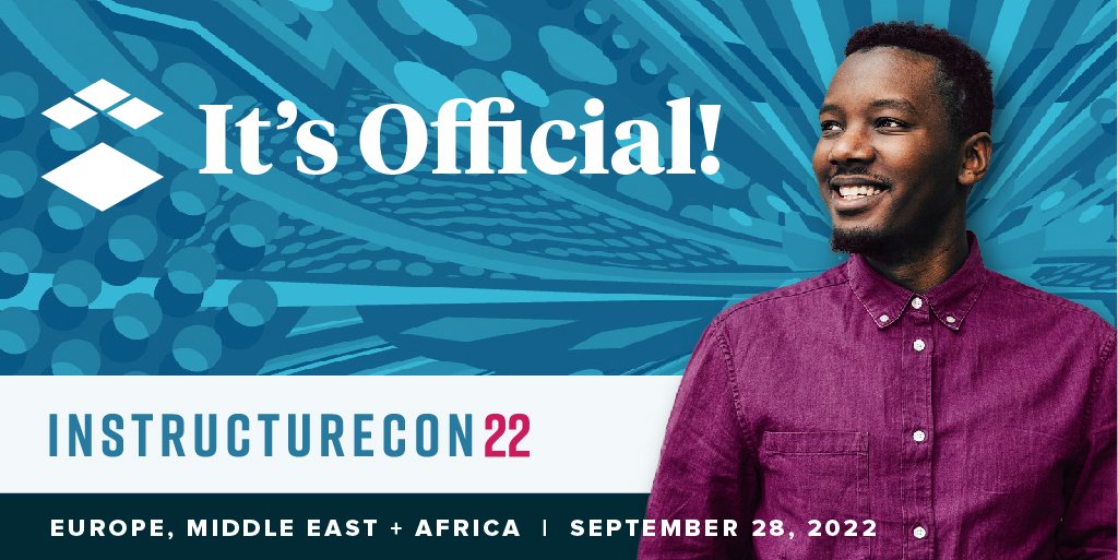 SteTaylorEdu's tweet photo. Time to drop everything and get signed up here https://t.co/LZmVgz74CN because #InstructureCon22 is on its way to the EMEA! @canvascasters @Canvas_by_Inst #MIEENorth #canvasfam #education https://t.co/PmXhS0GjJi