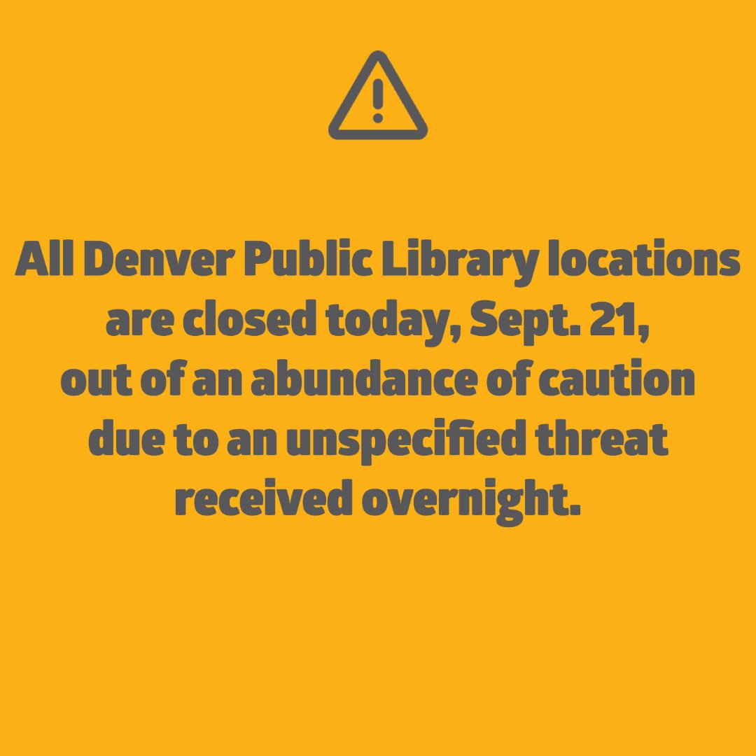 Denver Public Library tweet media