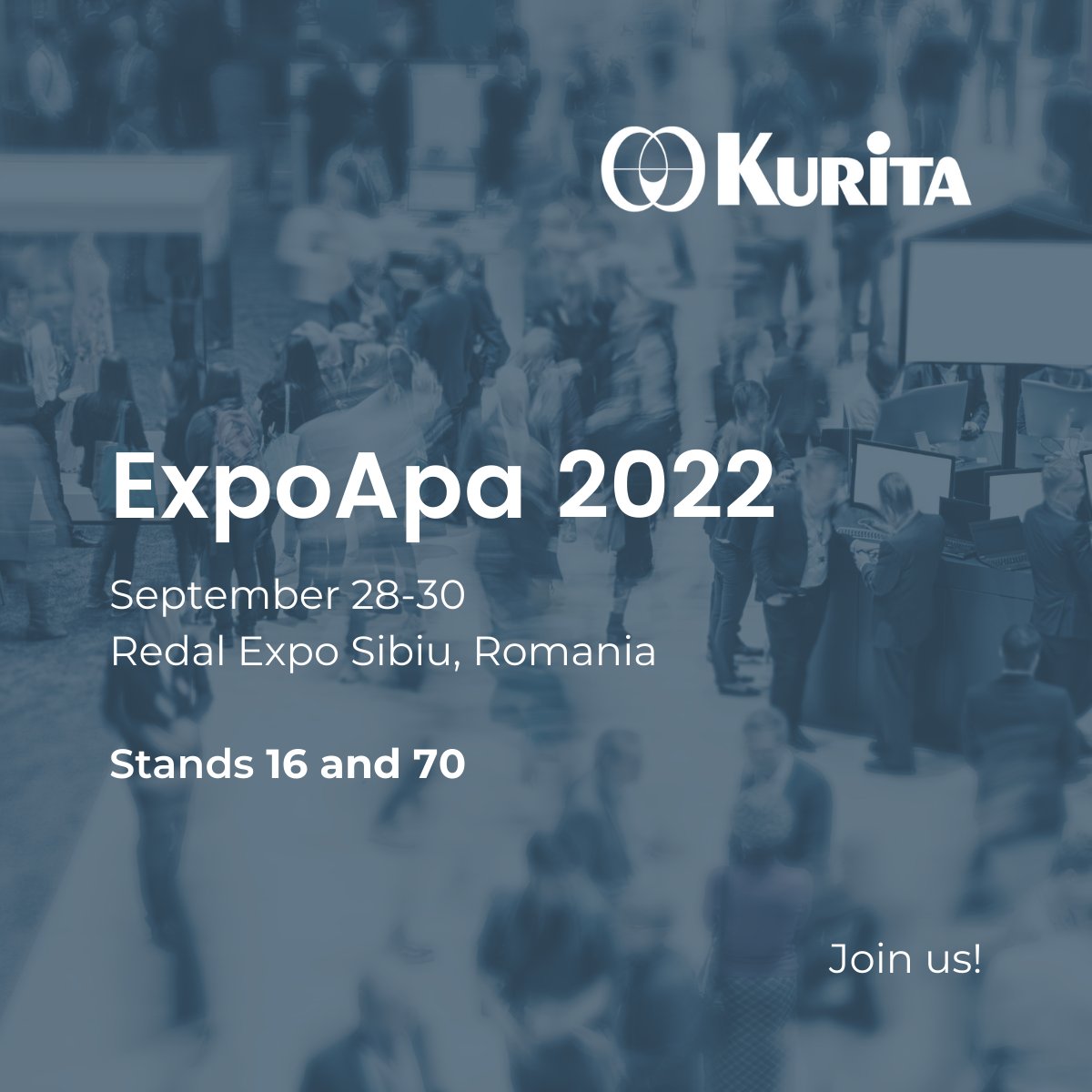 KuritaGlobal's tweet photo. Attending the #ExpoApa in Romania?
We will be together with our partner #Consultech at the interior booth #70 and exterior booth #16. Stop by to discover how our industry experts and innovative technologies can solve your toughest challenges.
More info ➡️ https://t.co/zzj5zqf8RG https://t.co/dhu15XnJoW