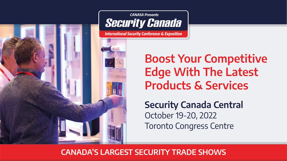 Security_Canada's tweet photo. Looking for innovative technologies to enhance your business in today's highly competitive market? Discover the products and services you need to stay ahead of the curve at #SecurityCanada Central! Here's a preview of what our exhibitors have to offer: https://t.co/gWHxt4aXvs https://t.co/lqUFExkew0