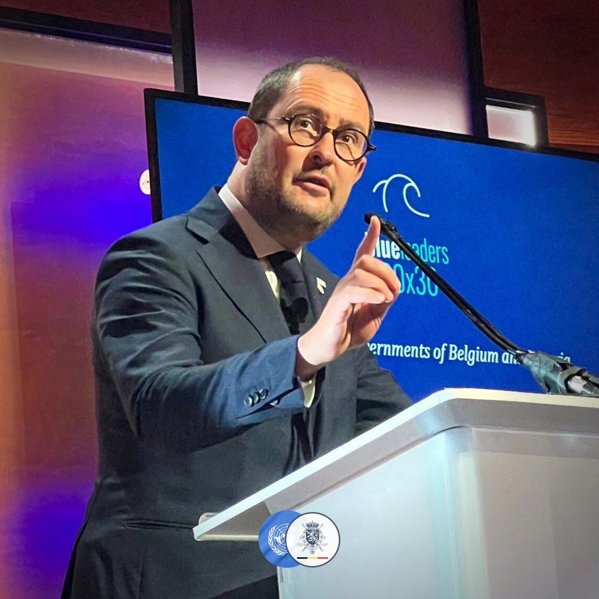 📍 #UNGA

Belgium is one of the world’s Blue Leaders. 

🌊 Our country is dedicated to protecting our ocean because it is a crucial defense against climate change.

Deputy Prime Minister <a href="/VincentVQ/">Vincent Van Quickenborne</a> took part in <a href="/TheBlueLeaders/">theblueleaders</a> meeting today. #30X30