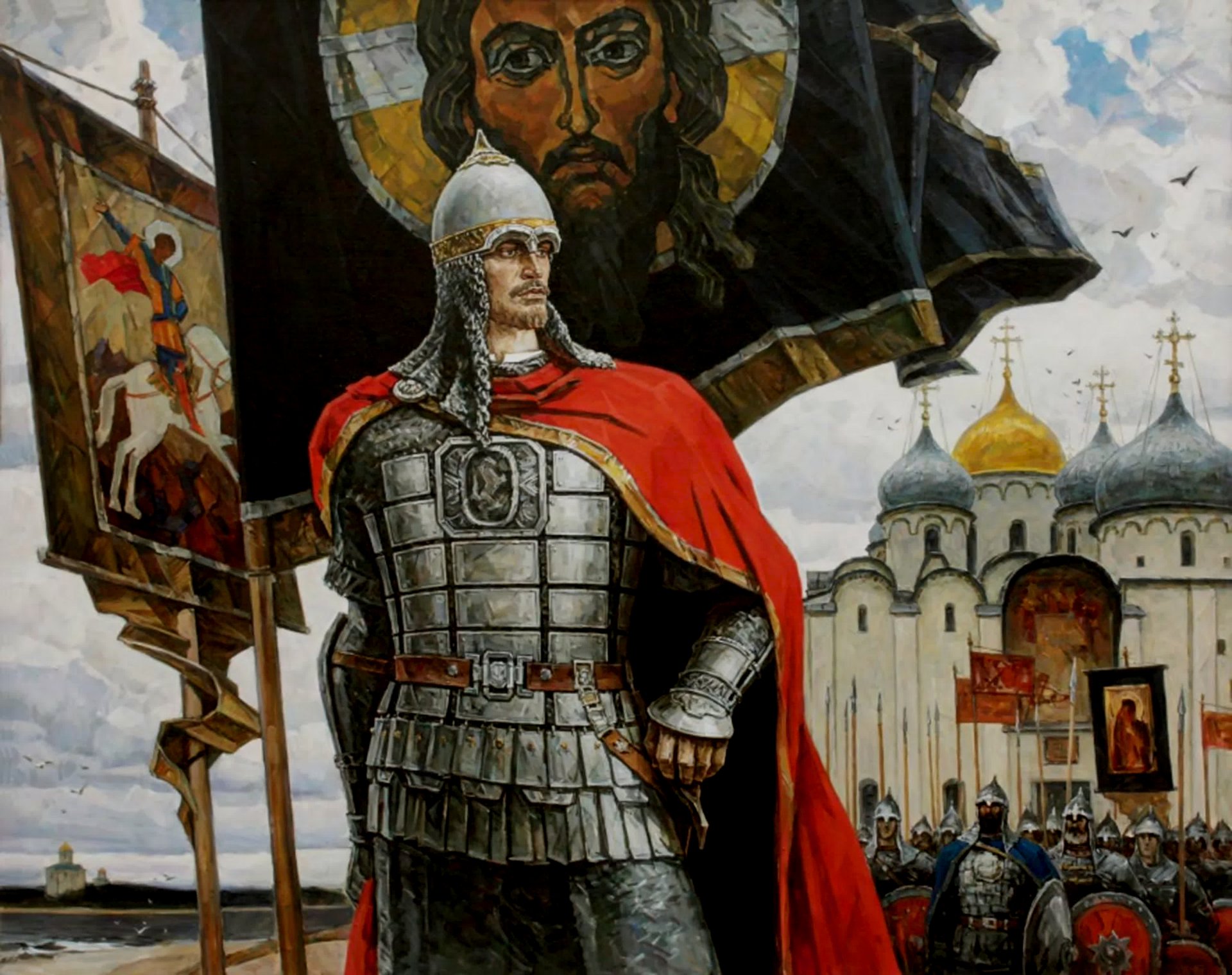 Пантюхин Юрий Александр Невский триптих «за землю русскую»