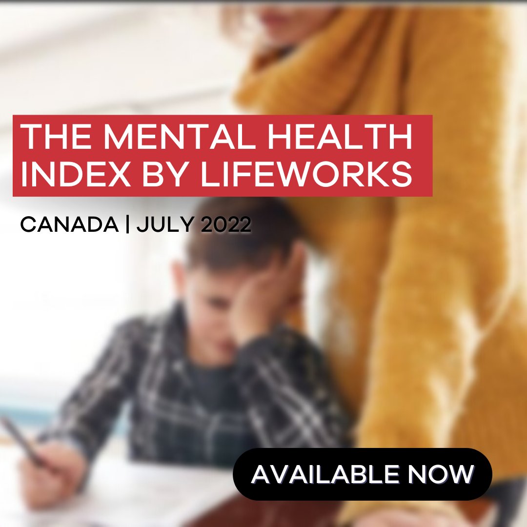 LifeWorks' Mental Health Index shines a spotlight on the current mental health status of employed adults amidst the COVID-19 pandemic across Canada. 🔦❗

View the index here: bit.ly/3RXJSxu 

#nabs #MentalHealth #Lifeworks #Index #Canada #MentalHealthStatistics