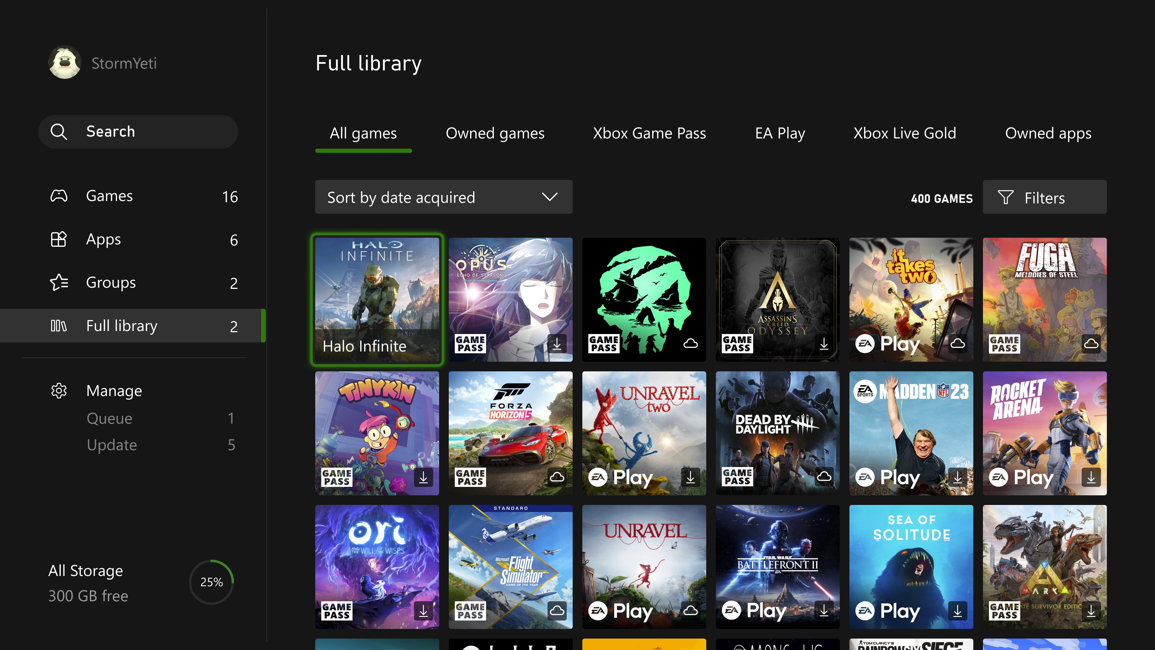 Actualización de Xbox de septiembre