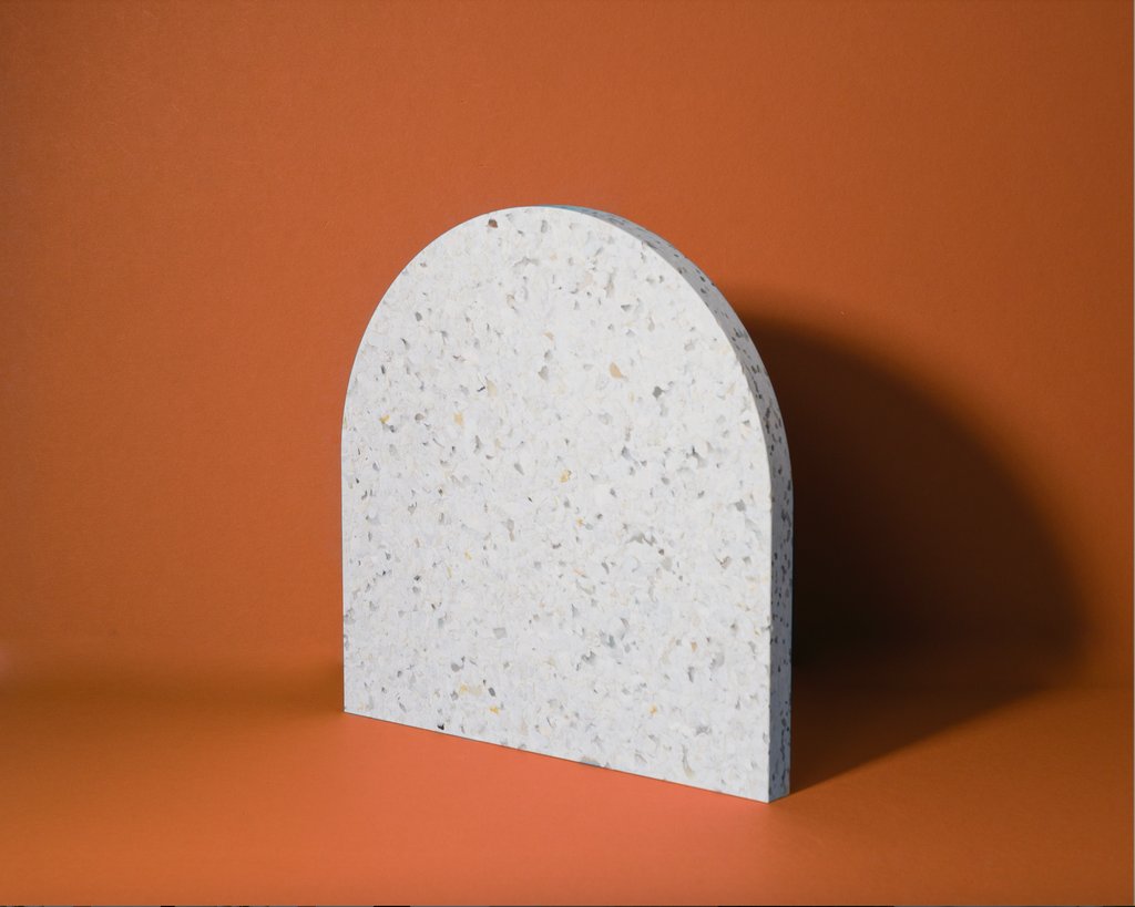 Introducing Heron.⁠
⁠
Our new material is taking flight- With layered feathery soft grey tones, a smattering of yellow hues, warm ochre flecks, black and blizzard white, it’s hard to imagine that Heron came from humble beginnings. ⁠
⁠
#newmaterial #smileplastics