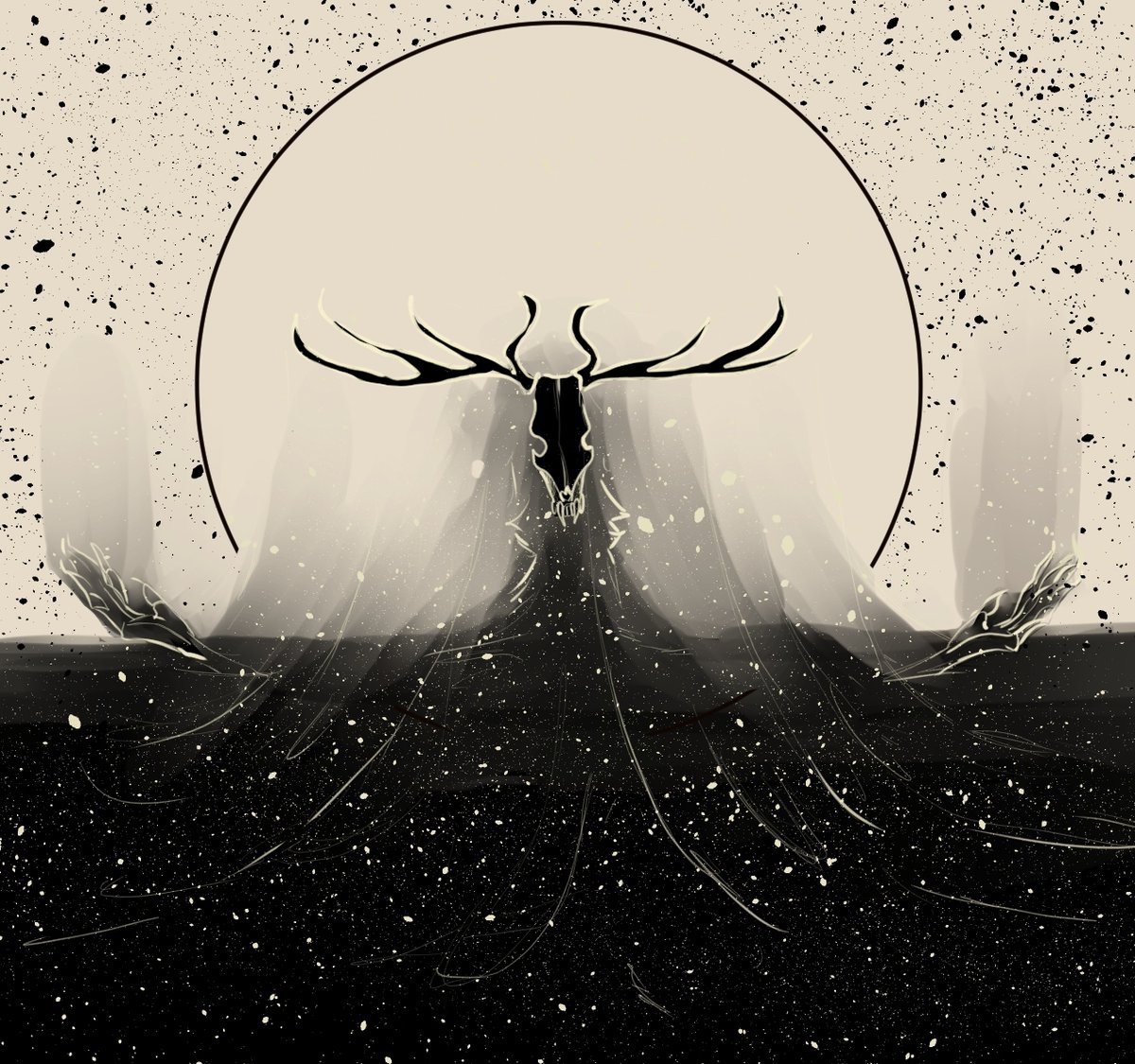 eldjackalope's tweet photo. @RootisTabootus Hi! Hobbyist and occasional commission artist jumping in for the hell of it, I mostly do weird creatures and weirder landscapes. have whatever this is: https://t.co/SK8uF62IuF