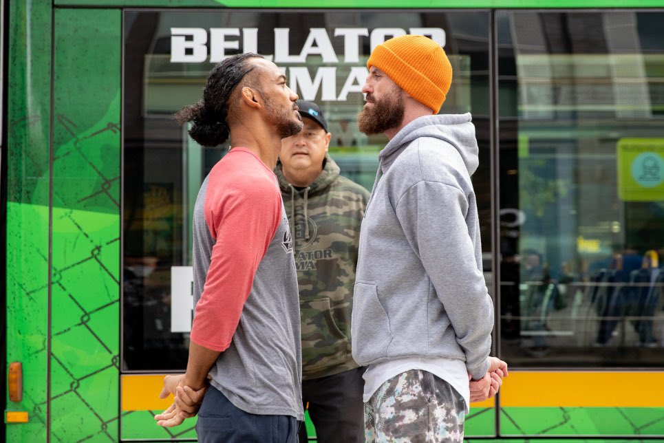 ScottCoker's tweet photo. Friday at #Bellator285 in Dublin - 

@YoelRomeroMMA vs. @team_manhoef &amp; @BensonHenderson vs. @peterqueally

🇮🇪🇮🇪🇮🇪 https://t.co/6lrJQPf5Yh